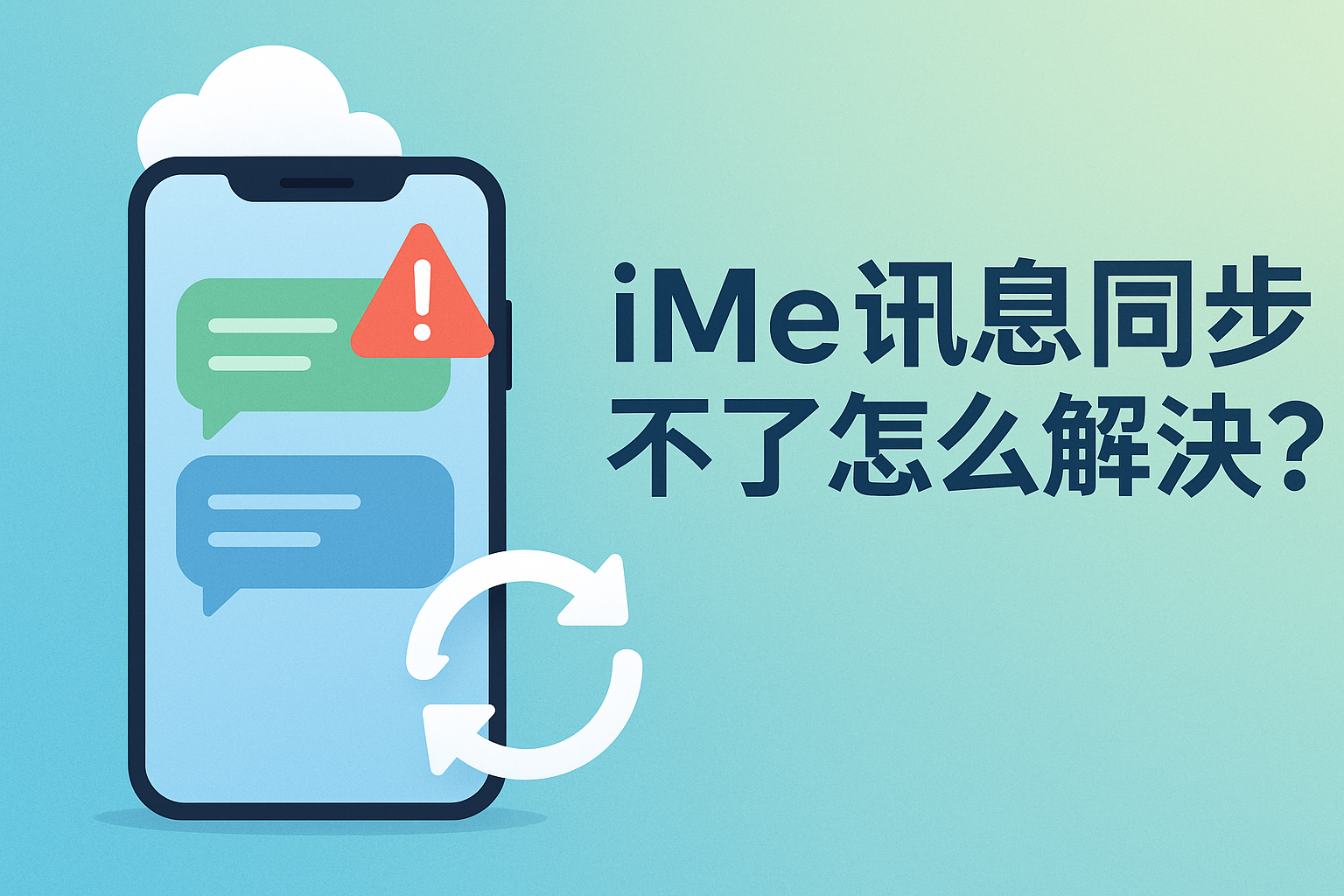 iMe訊息丟失或不同步？教你恢復與修復